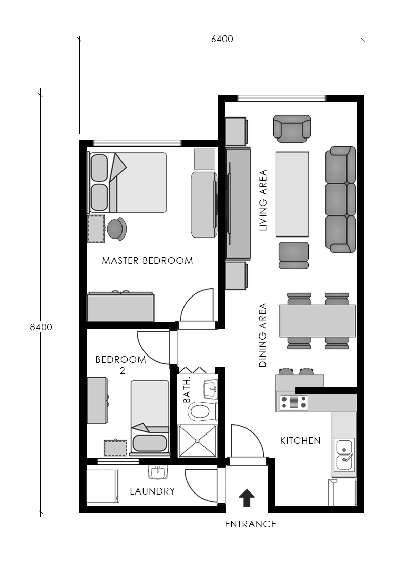 1-Bedroom Flat